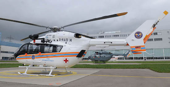 Транспортировка пациентов вертолетами