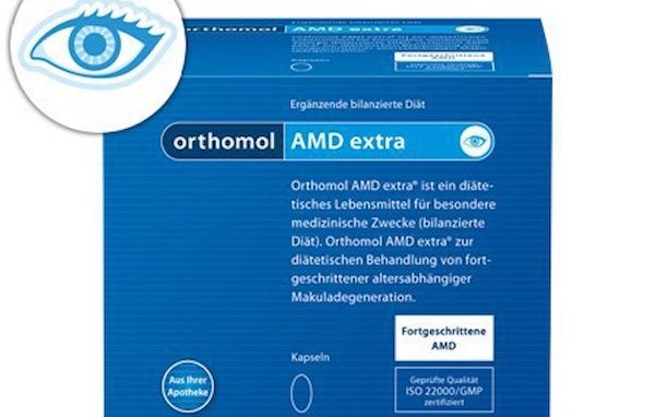Витамины Orthomol AMD Extra для глаз